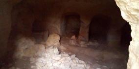 اكتشاف مقبرة أثرية غرب نابلس