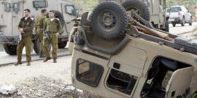 إصابة 7 جنود إسرائيليين قرب وادي الأردن