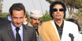 ساركوزي يخضع لتحقيق رسمي بشأن مزاعم تلقي أموال من القذافي