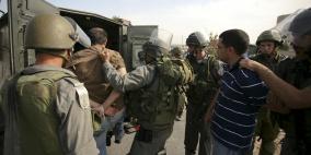 الاحتلال يعتقل 8 مواطنين من محافظات الضفة