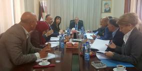 الوزير طبيلة يترأس إجتماعاً  لمجلس إدارة شركة الخطوط الجوية الفلسطينية