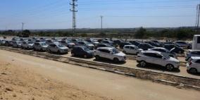 الاحتلال يوقف إدخال السيارات الى غزة