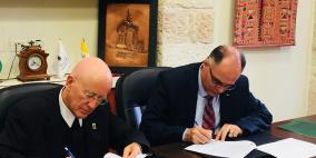 توقيع اتفاقية بين مؤسسة المواصفات والمقاييس وجامعة بيت لحم لدعم المزارعين