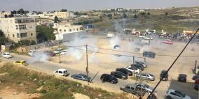 اصابة عشرات المواطنين في مواجهات مع الاحتلال بالبيرة