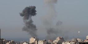 طائرات الاحتلال تقصف مواقع للمقاومة في غزة 