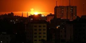 الاحتلال يشن سلسلة غارات عنيفة في غزة