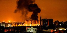 الاحتلال يقصف غزة والمقاومة ترد بإطلاق صواريخ