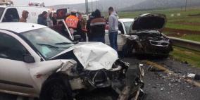 8 إصابات في حادث سير قرب سنجل