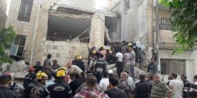 وفاة 3 فلسطينيين بانهيار مبنى في الزرقاء بالأردن 