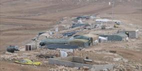 الاحتلال يهدم خيمة سكنية في سوسيا 
