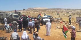 الاحتلال يعتدي على وقفة احتجاجية في بني نعيم 