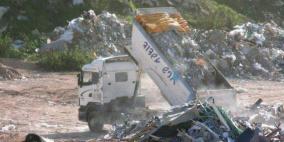 ضبط شاحنة إسرائيلية محملة بنفايات ضارة في بيت لحم