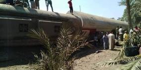 مصر: عشرات الاصابات في حادث خروج قطار عن مساره