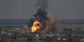 طيران الاحتلال يقصف موقًا للمقاومة في بيت لاهيا بقطاع غزة 