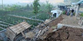قتلى وجرحى إثر زلزال ضرب جزيرة لومبوك في اندونيسيا