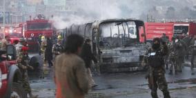 8 قتلى وعشرات الجرحى في انفجار لغم بحافلة في أفغانستان