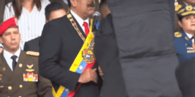 شاهد: نجاة الرئيس الفنزويلي من محاولة اغتيال
