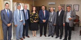 وزيرة الثقافة الأردنية تستقبل وفداً من اتحاد الكتاب والأدباء الفلسطينين