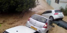 فيديو- وفاة 4 أشخاص في فيضانات شديدة بتونس