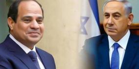 نتنياهو يطالب السيسي بالضغط على الرئيس محمود عباس
