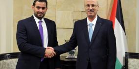 الحمد الله يستقبل وزير الصناعة والتجارة الأردني
