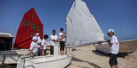 بنك فلسطين يقدم رعايته لفعاليات بطولة القوارب الشراعية على شاطئ غزة 