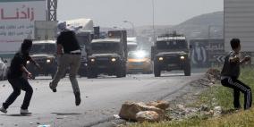 اندلاع مواجهات جنوب نابلس عقب اقتحام قوات الاحتلال