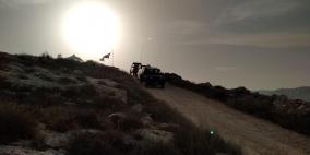 الاحتلال يقيم معسكرًا شمال غرب نابلس 