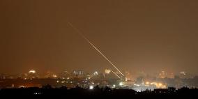 فيديو- اطلاق رشقة صواريخ من قطاع غزة
