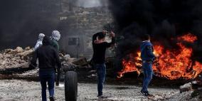 اصابات بالاختناق خلال قمع الاحتلال مسيرة كفر قدوم
