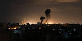ليلة ساخنة..  طائرات الاحتلال تقصف 80  موقعا في غزة 