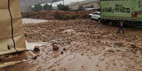 أمطار غزيرة ...وسيول في الأغوار 