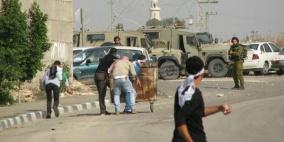اصابات بمواجهات مع الاحتلال في بيت امر 