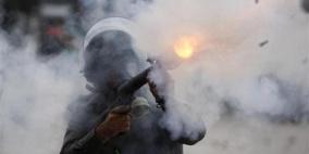 الاحتلال يستهدف مجمع فلسطين الطبي بقنابل الغاز 