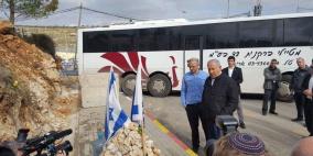 نتنياهو من مكان عملية رام الله: المنفذ طليق وسنعزز الاستيطان 