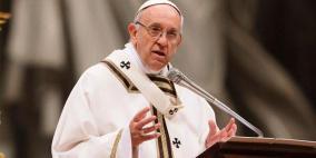 بابا الفاتيكان يدعو لاستئناف المفاوضات