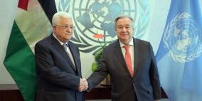 الرئيس يلتقي أمين عام الأمم المتحدة ورئيسة الجمعية العامة