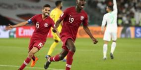 قطر تهزم السعودية بثنائية المعز وتصطدم بالعراق في كأس آسيا