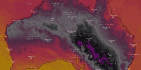 بسبب موجة حر قاسية: خريطة أستراليا تتحول إلى الأسود لأول مرة