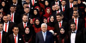 الرئاسة و"م.ت.ف" تنظمان عرسا جماعيا لـ 400 عريس وعروس فلسطيني في لبنان