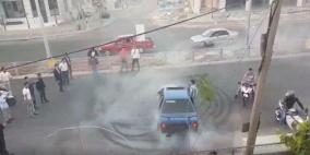 القبض على شخصين بتهمة "التفحيط" في رام الله