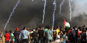 شهيد وعشرات الاصابات برصاص الاحتلال شرق غزة
