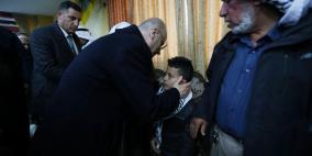 الحمد الله يقدم واجب العزاء بالشهيد النعسان