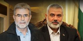 حماس والجهاد  تصدران بيانا مشتركا عقب لقاء بينهما في مصر 