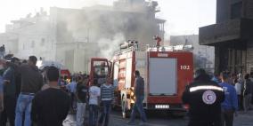 إخلاء 22 عائلة إثر حريق في بناية في كفر عقب