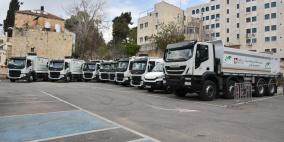 بلدية رام الله تحدث الاليات والشاحنات لتطوير خدماتها