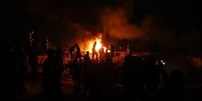 "الارباك الليلي".. اصابات برصاص الاحتلال على حدود غزة