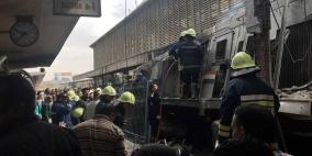 ارتفاع عدد ضحايا حادث القطار في القاهرة 