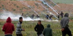 17 اصابة برصاص الاحتلال شرق قطاع غزة