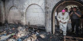 "العليا لشؤون الكنائس" تدين تبرئة المتهمين بإحراق كنيسة في القدس